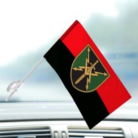 Автомобільний прапорець 20 ОБ РЕБ ОК Північ червоно-чорний